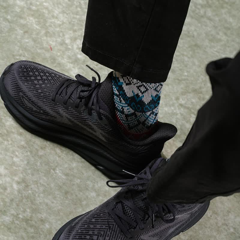 Dazzeling Retro Native Style Cotton Crew Socks - Image 7