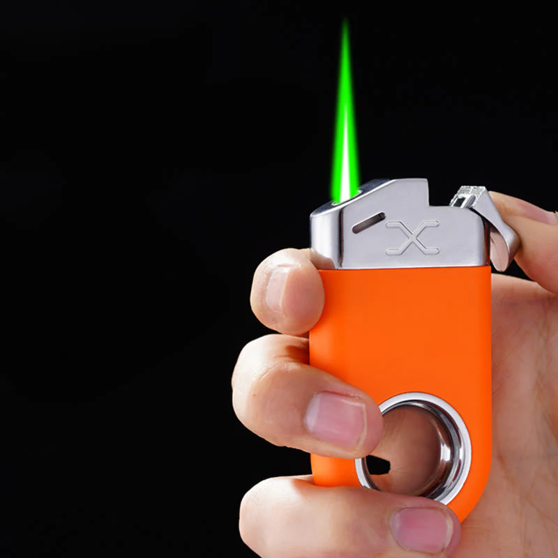 Decompression Ring Windproof Green Flame Lighter