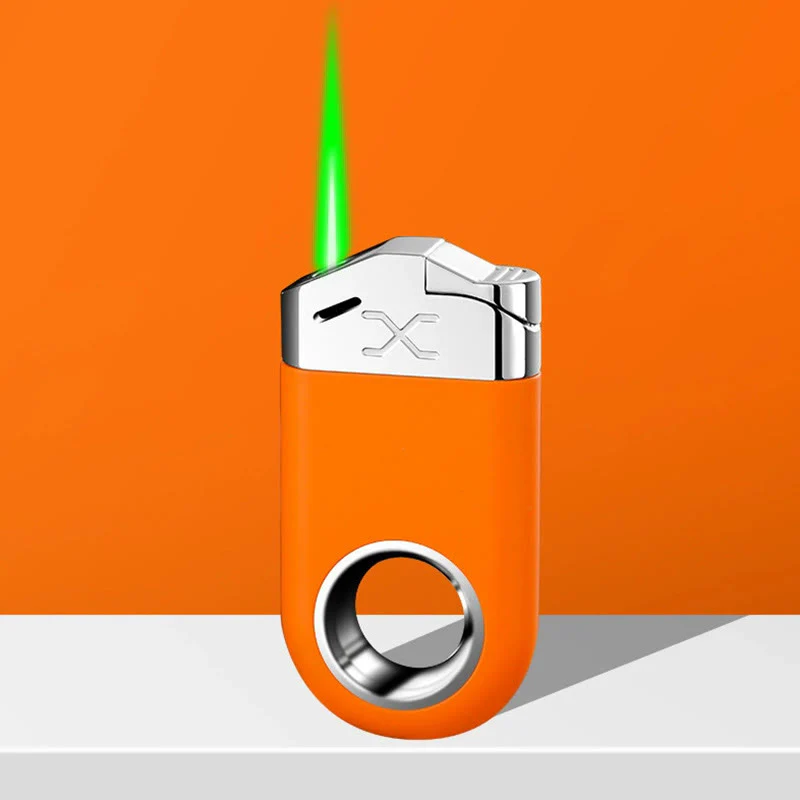 Decompression Ring Windproof Green Flame Lighter - Image 2