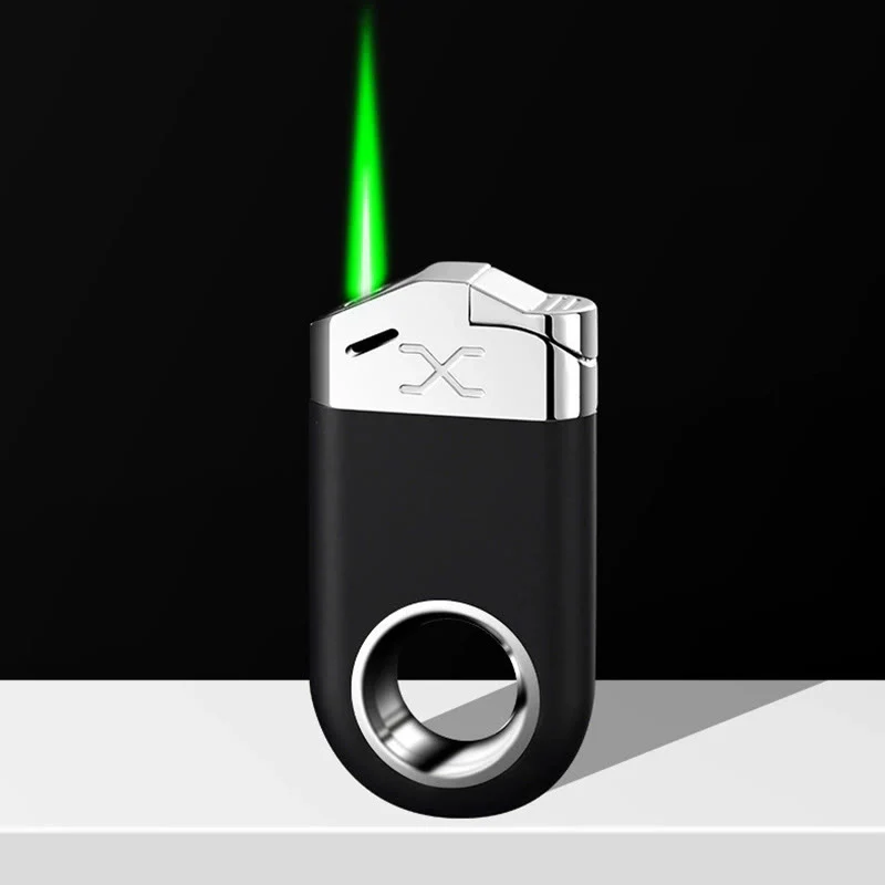 Decompression Ring Windproof Green Flame Lighter - Image 6