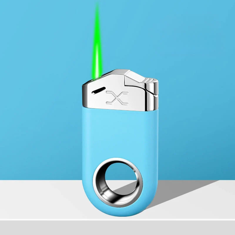 Decompression Ring Windproof Green Flame Lighter - Image 7