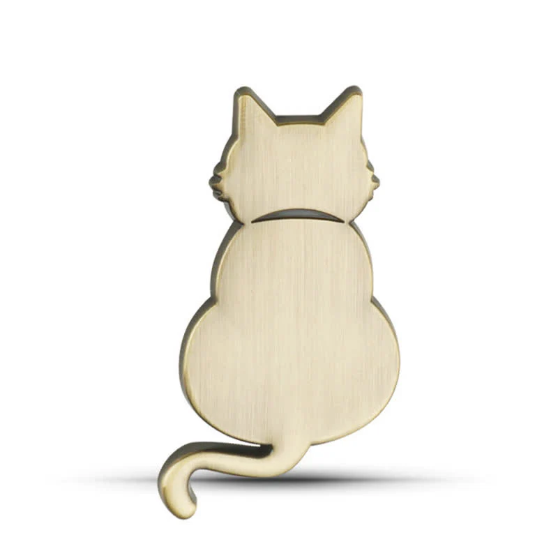 Decorative Cute Cat Pet Metal Sticker Car Badge - Image 11