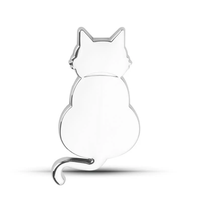 Decorative Cute Cat Pet Metal Sticker Car Badge - Image 14