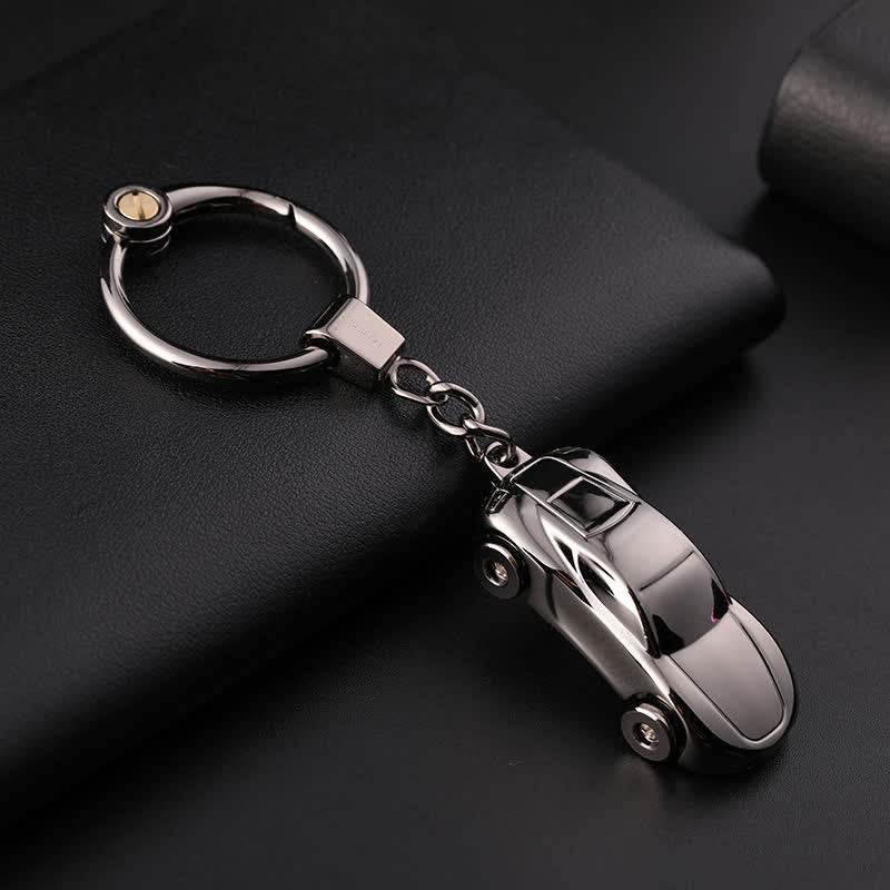 Decorative LED Light Effect Car Shape Keychain - Image 7