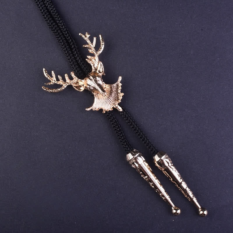 Deer DIY Hidden Knife Belt Buckle Bolo Tie Ghost Goat Ring Bundle Set - Image 6