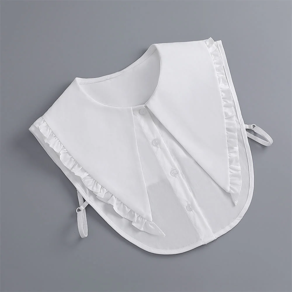 Detachable Half Shirt Blouse Large Lapel False Collar - Image 9