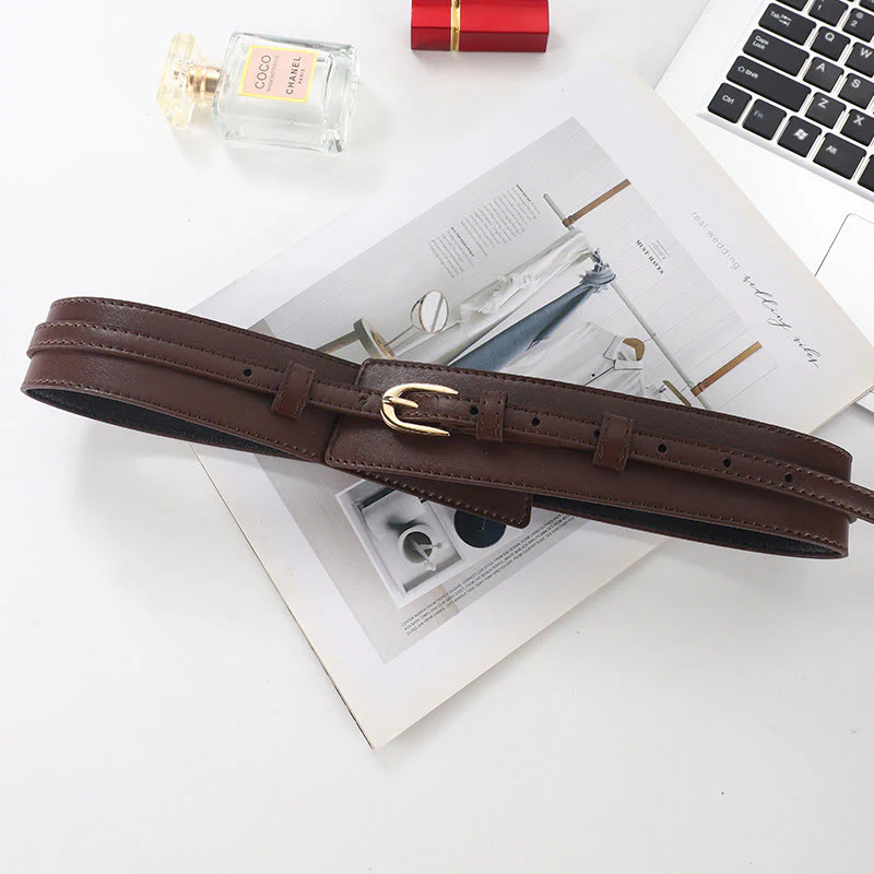 Detachable Leather Belt Women's Dual Use Corset Belt - Image 12