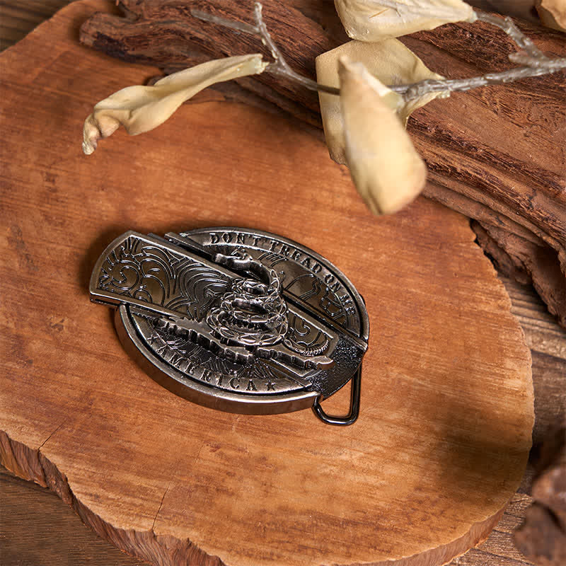 DIY Hidden Knife Snake Buckle Longhorn Bull Pendant Needle Necklace Bundle Set - Image 3