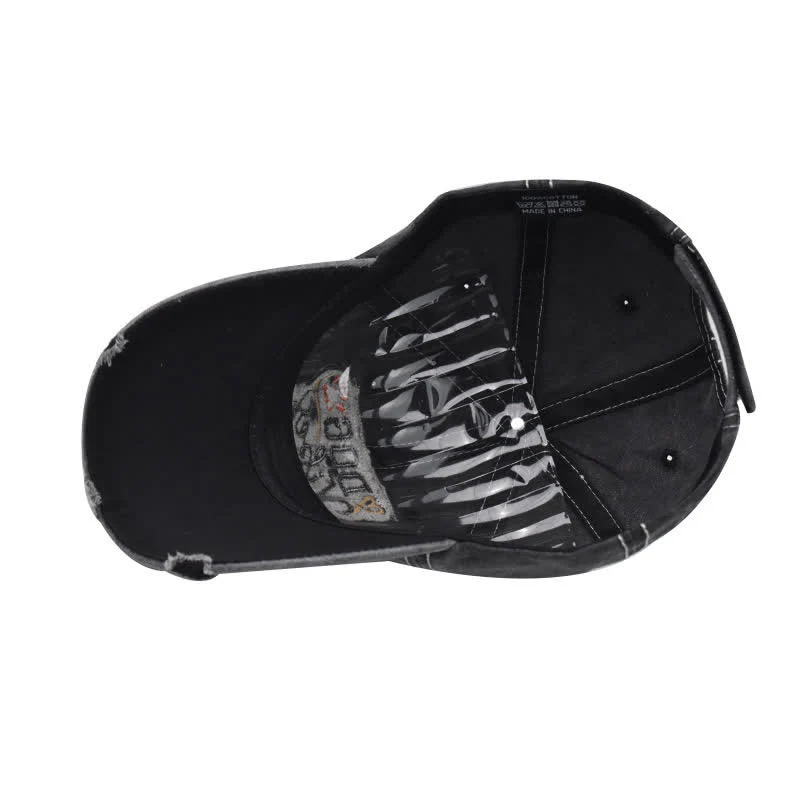 Dog Vibes Only Embroidered Washed Baseball Cap - Image 4