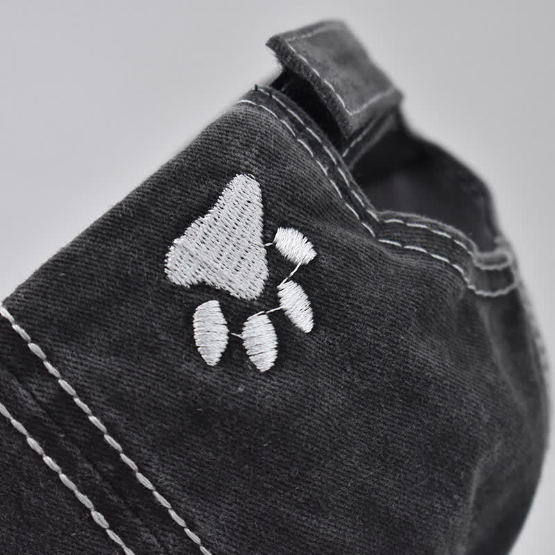 Dog Vibes Only Embroidered Washed Baseball Cap - Image 6