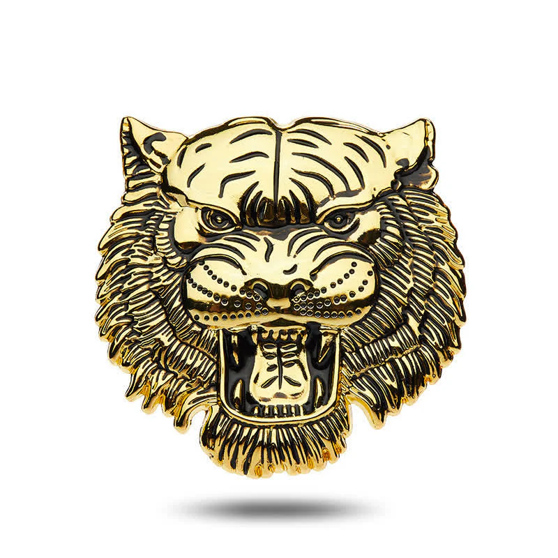 Domineering Tiger Head Metal Sticker Car Badge - Image 6