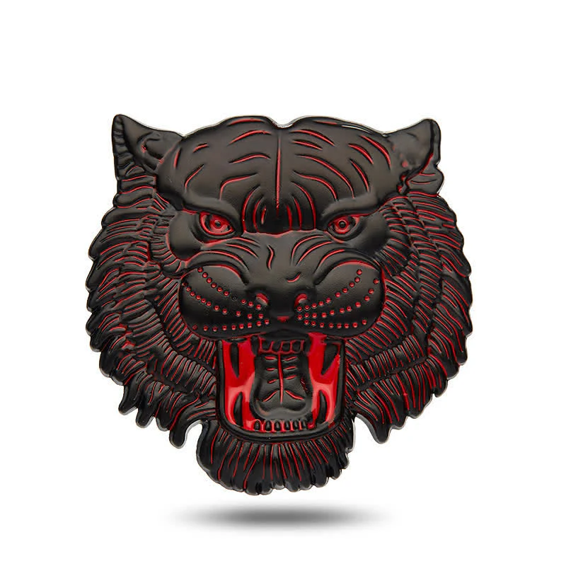 Domineering Tiger Head Metal Sticker Car Badge - Image 7