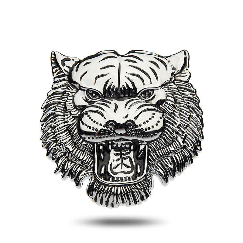 Domineering Tiger Head Metal Sticker Car Badge - Image 8