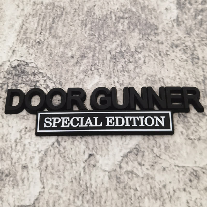 DOOR GUNNER SPECIAL EDITION Metal Sticker Car Badge - Image 6