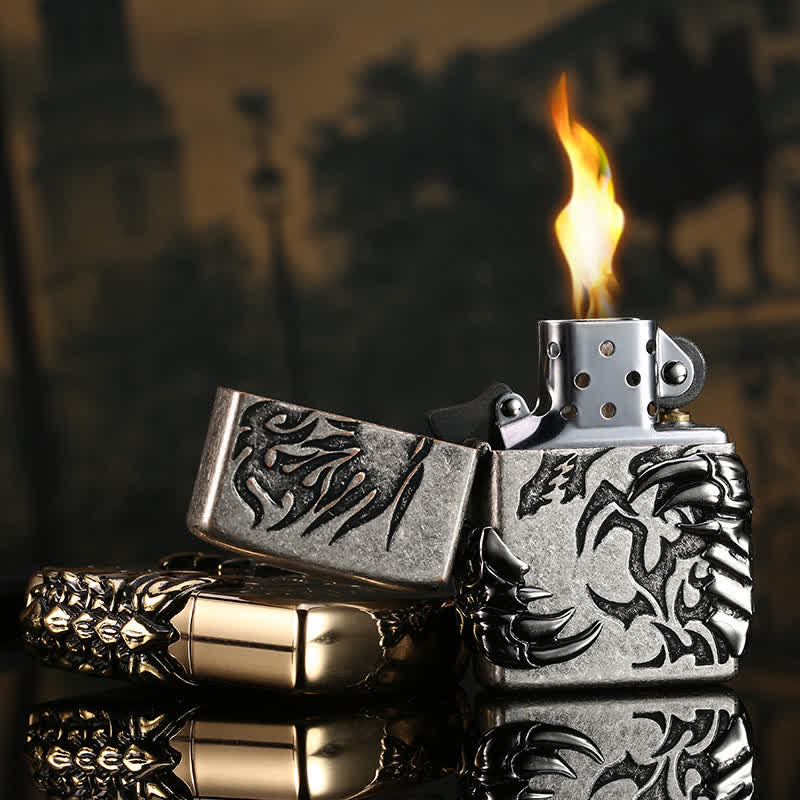 Dragon Claw Relief Refillable Kerosene Lighter - Image 2