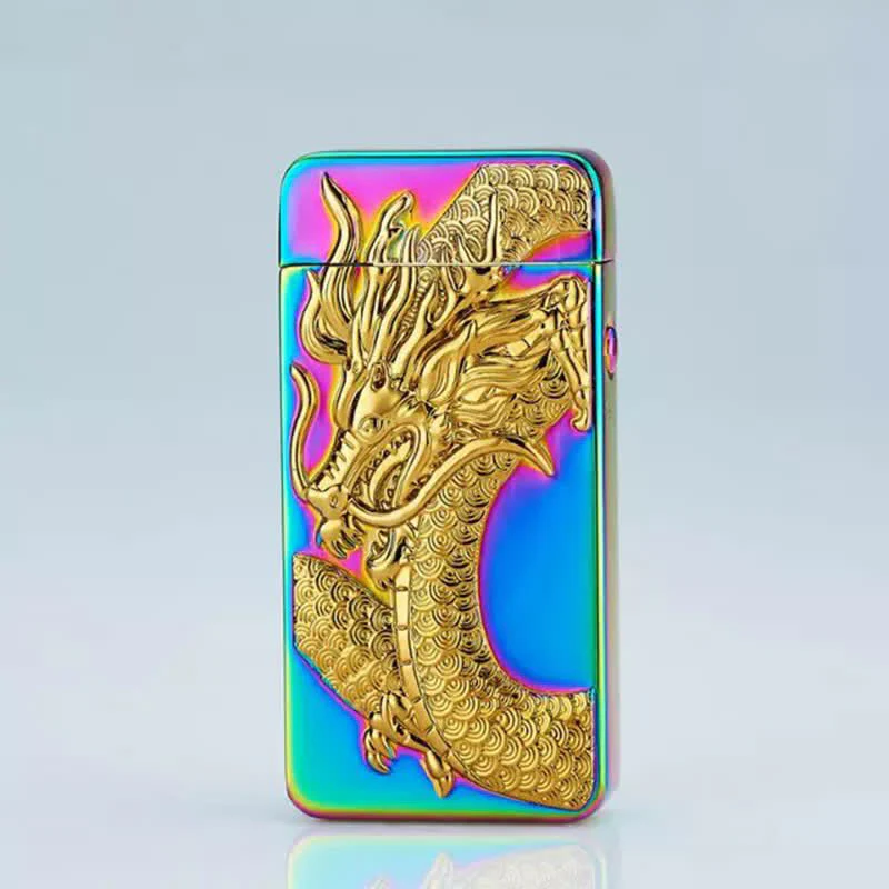 Dragon Double Arc Flameless Usb Rechargeable Electronic Lighter - Image 8