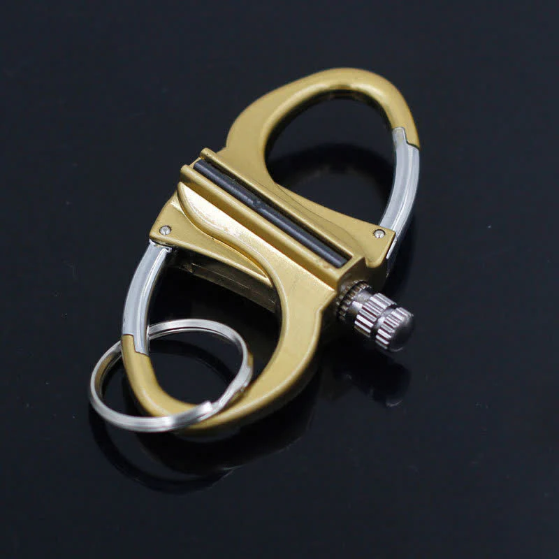 Dual Ring Keychain Matchstick Reusable Kerosene Lighter - Image 10