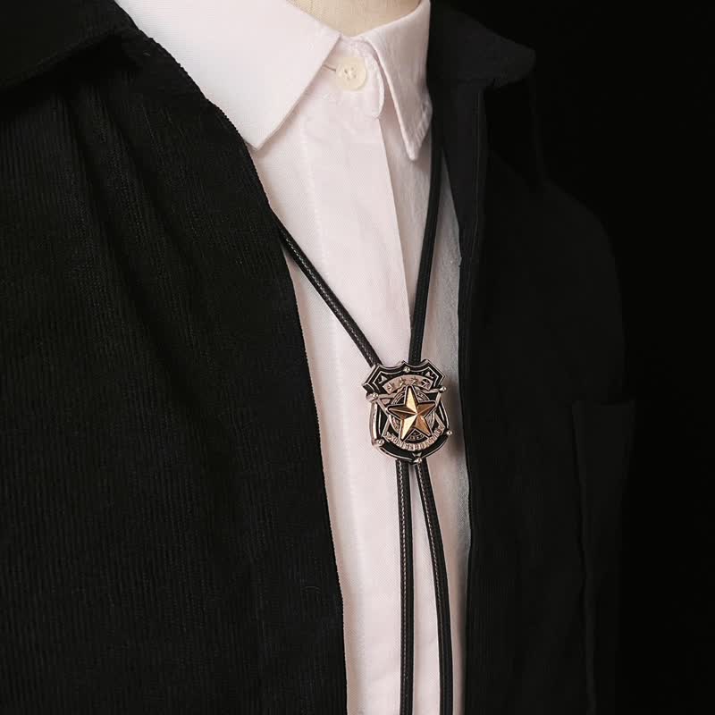 Eagle & Star Western Personalized Bolo Tie - Image 12