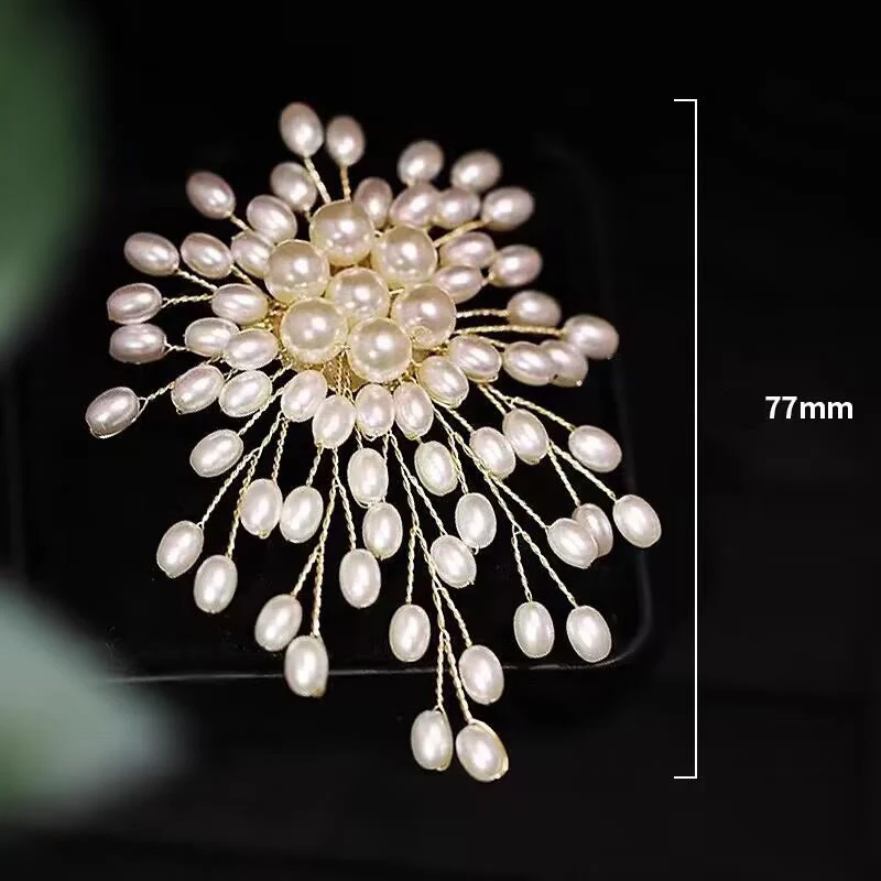 Elegant Imitation Pearl Brooch For Women Wedding Accessories - Image 5