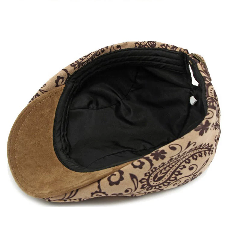 Ethnic Style Personalized Cashew Print Beret Hat - Image 7