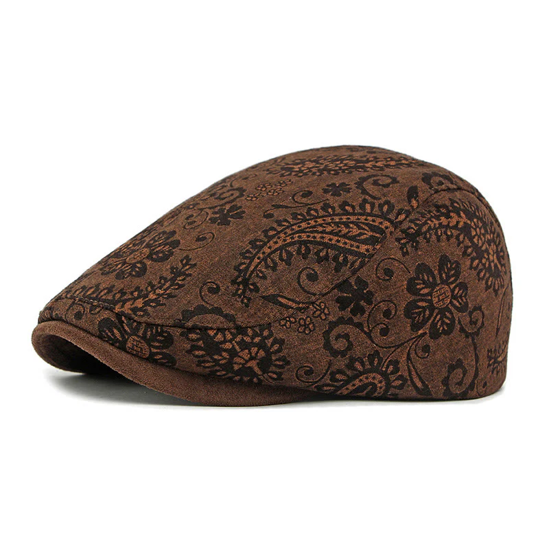 Ethnic Style Personalized Cashew Print Beret Hat - Image 8
