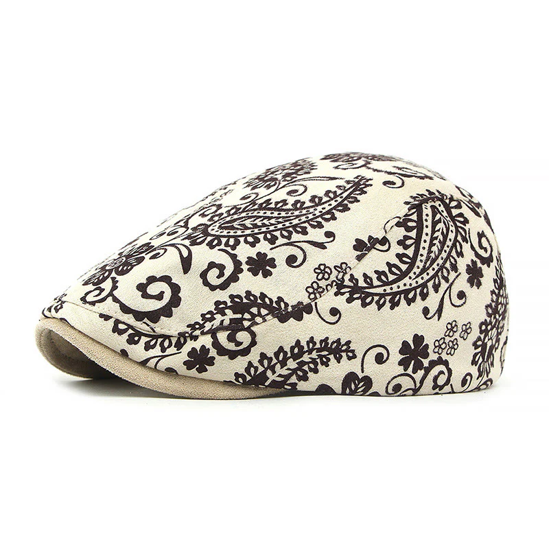 Ethnic Style Personalized Cashew Print Beret Hat - Image 9