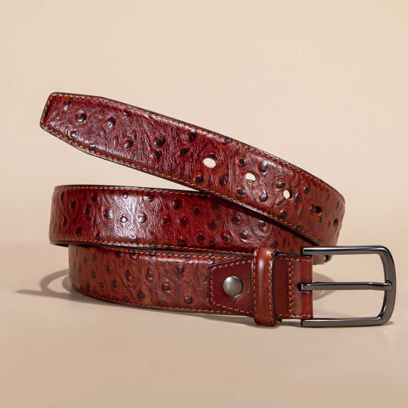 Exotic Crocodile Pattern Alligator Leather Belt - Image 3