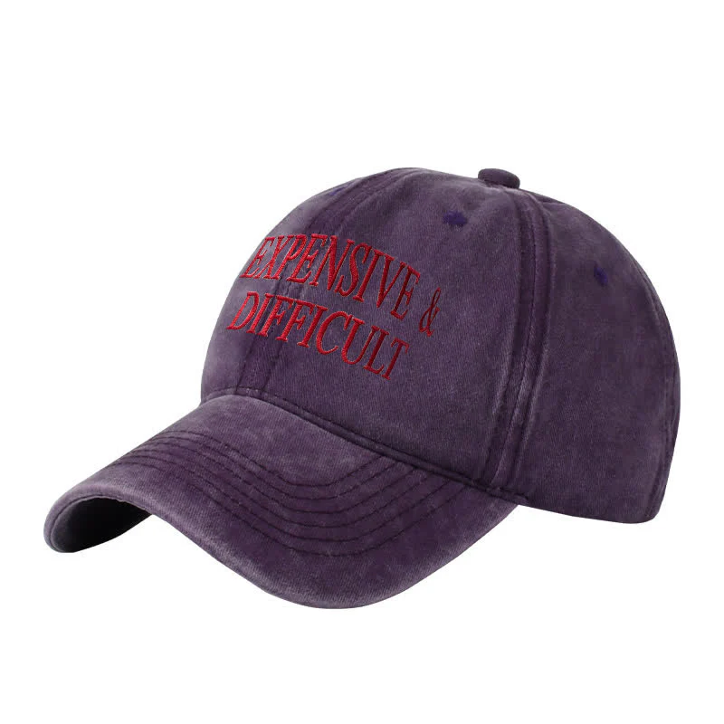 Expensive & Difficult Embroidered Adjustable Baseball Cap - Image 9