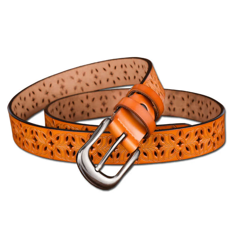 Women's Exquisite Fashion Accessory Hollow Out Leather Belt - Image 11