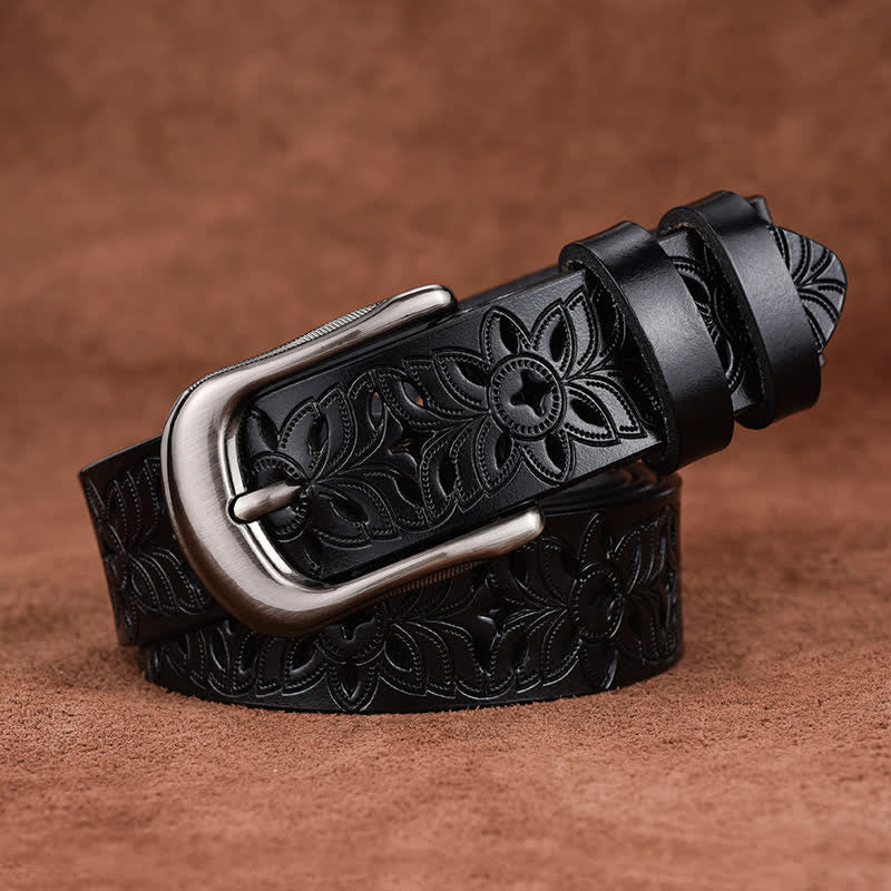 Women's Exquisite Fashion Accessory Hollow Out Leather Belt - Image 12