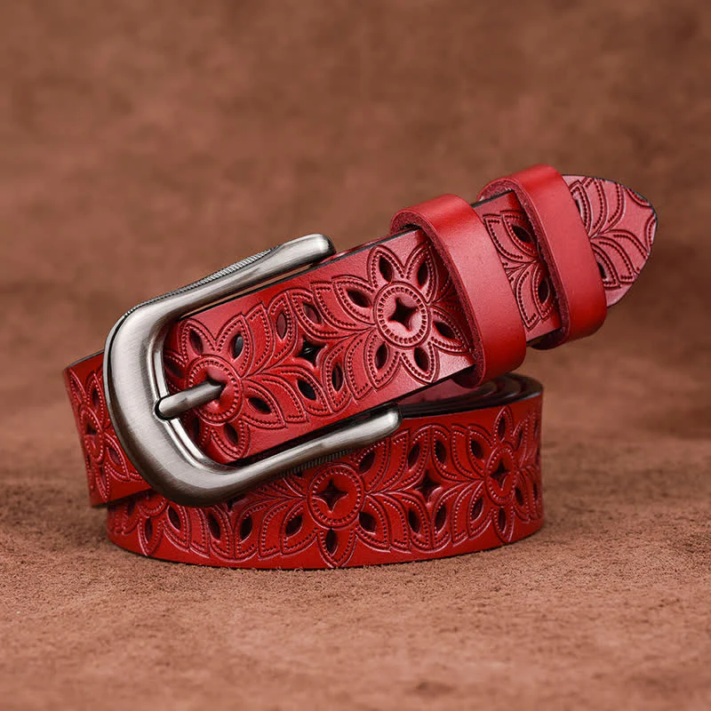 Women's Exquisite Fashion Accessory Hollow Out Leather Belt - Image 14