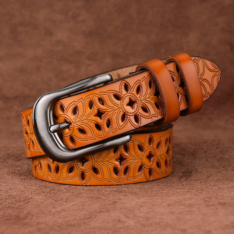 Women's Exquisite Fashion Accessory Hollow Out Leather Belt - Image 9