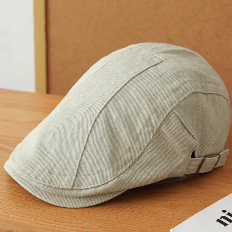 Fashion Denim Newsboy Flat Cap Beret Cap - Image 5