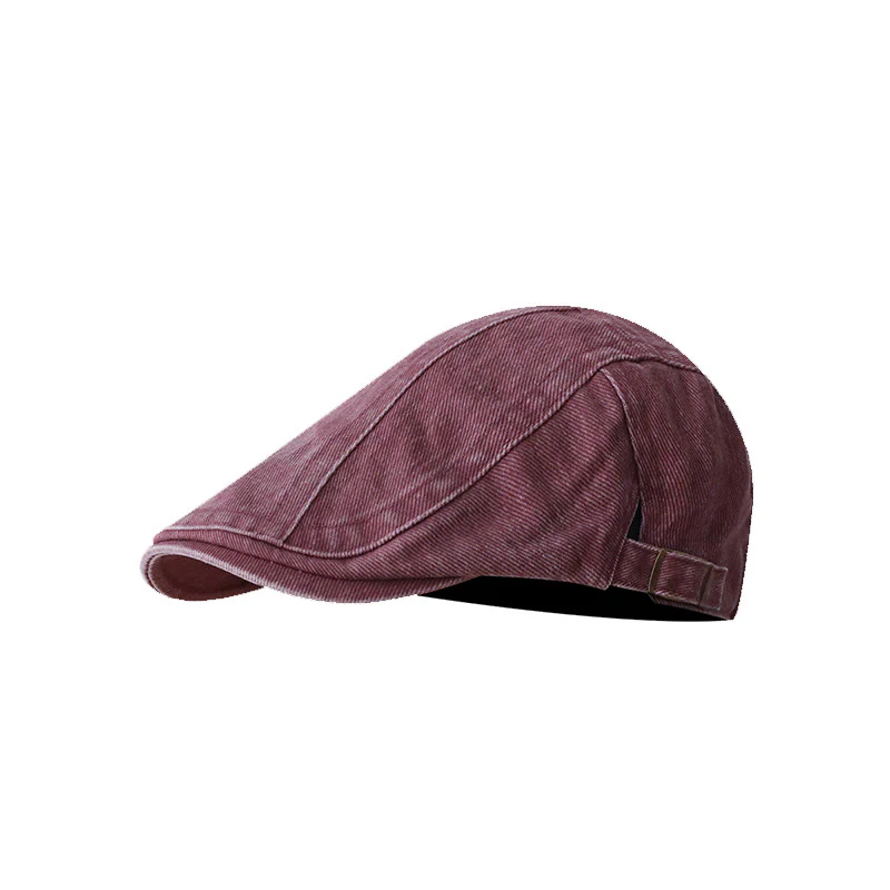 Fashion Denim Newsboy Flat Cap Beret Cap - Image 9