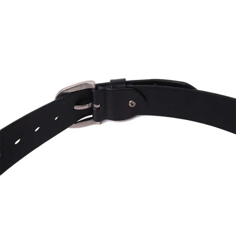 Fashion Punk Rock Metal Bullet Rivets Leather Belt - Image 11