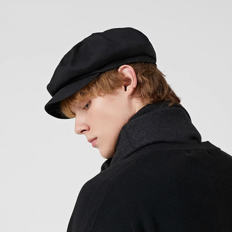 Fashion Solid Color Twilled Beret Hat - Image 2