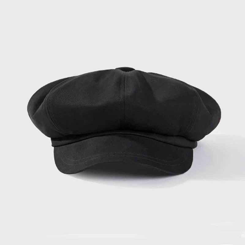 Fashion Solid Color Twilled Beret Hat - Image 4