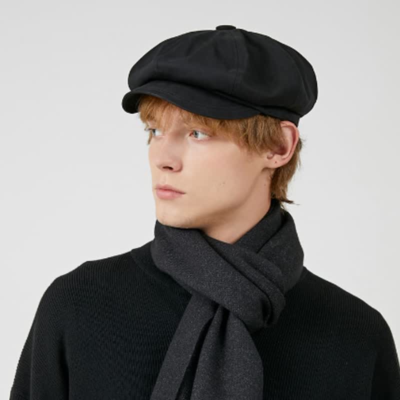 Fashion Solid Color Twilled Beret Hat - Image 7