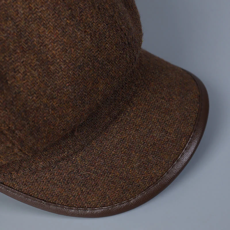 Fashionable And Simple Winter Women's Beret Hat Edge Covering - Image 5