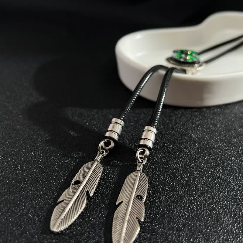 Fasion Compass Style Casual Accessory Bolo Tie - Image 4