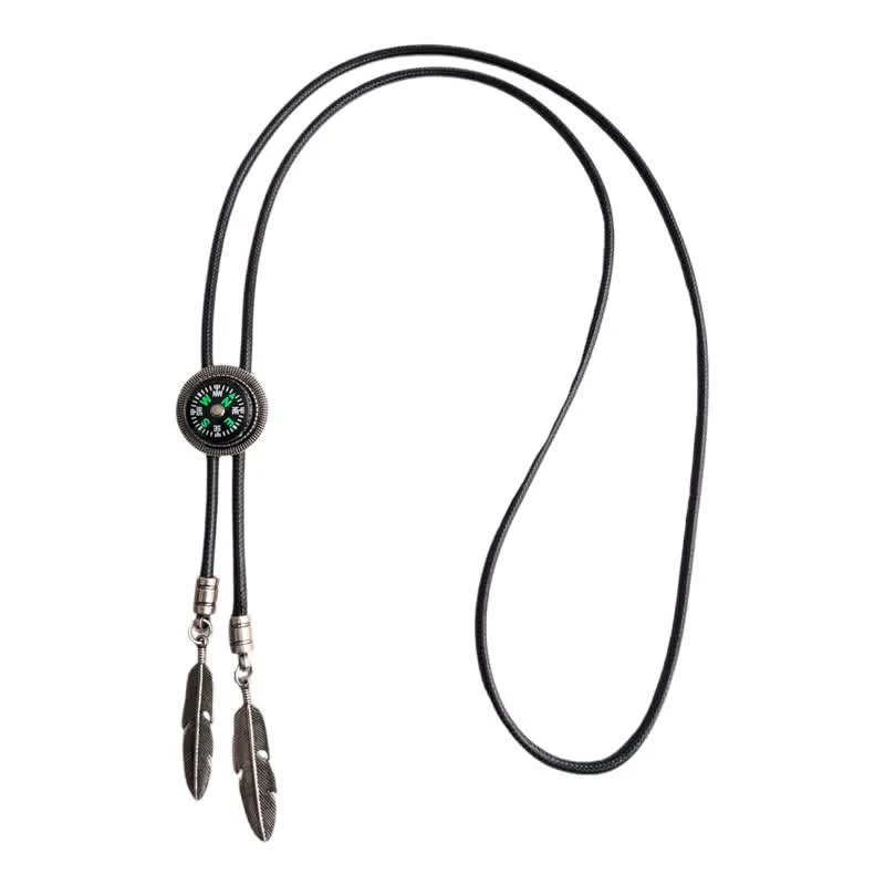 Fasion Compass Style Casual Accessory Bolo Tie - Image 9