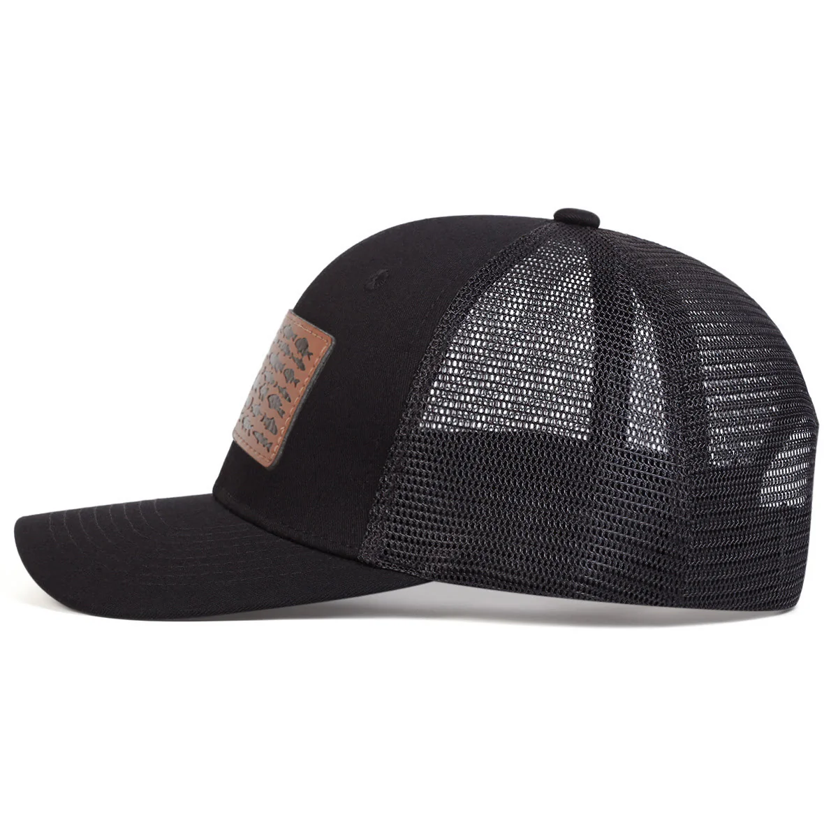 Fish And Flag Adjustable Men's Outdoor Trucker Hat - Image 4
