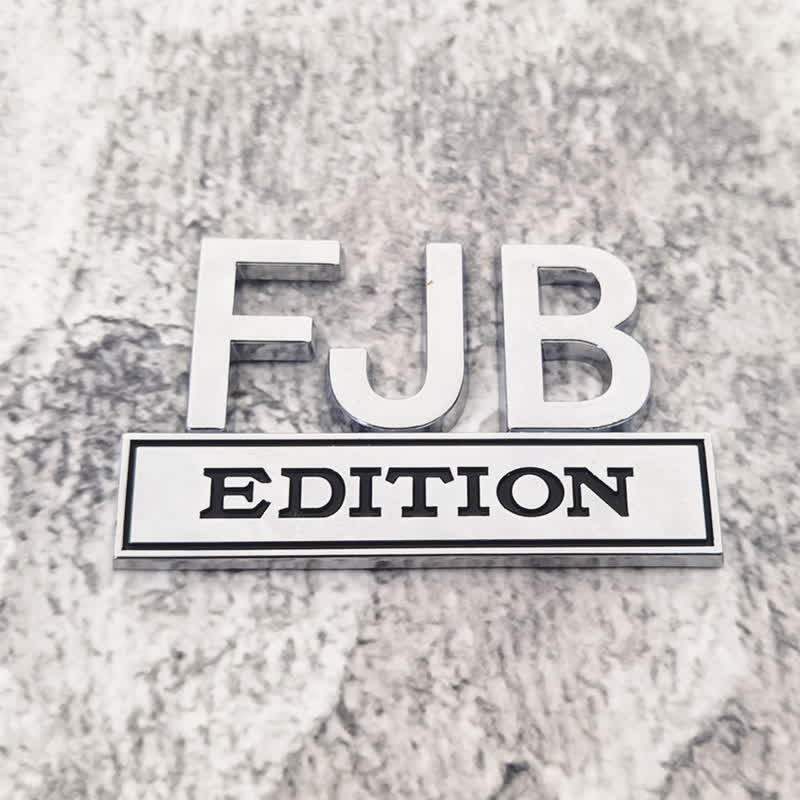 FJB EDITION Metal Sticker Car Badge - Image 2