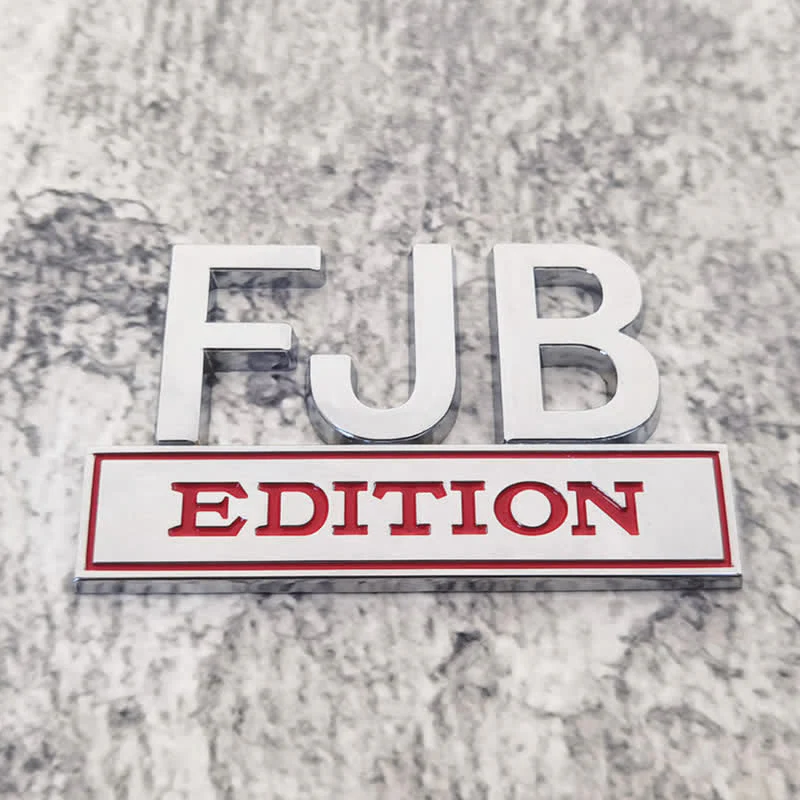 FJB EDITION Metal Sticker Car Badge - Image 4