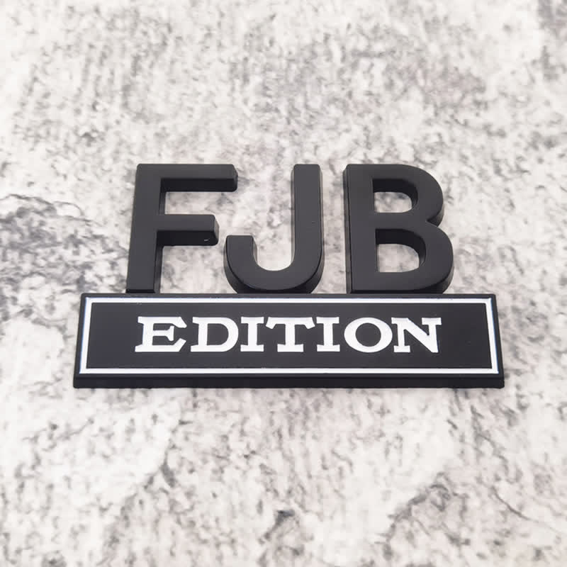 FJB EDITION Metal Sticker Car Badge - Image 5