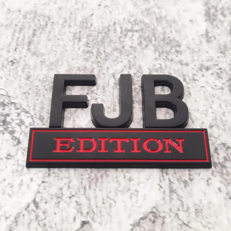 FJB EDITION Metal Sticker Car Badge - Image 6
