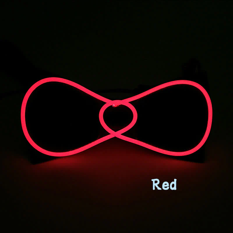 Flashing Round LED Glowing Bow Tie - Image 3