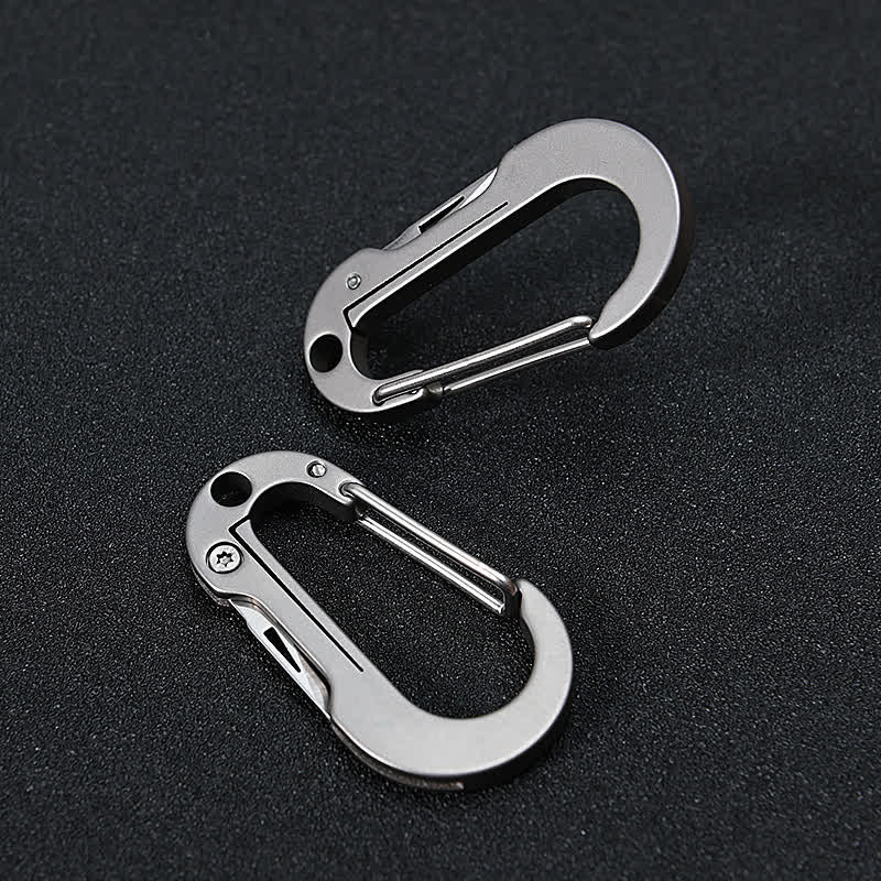 Folding Knife Pocket Cutter Carabiner Keychain - Image 15
