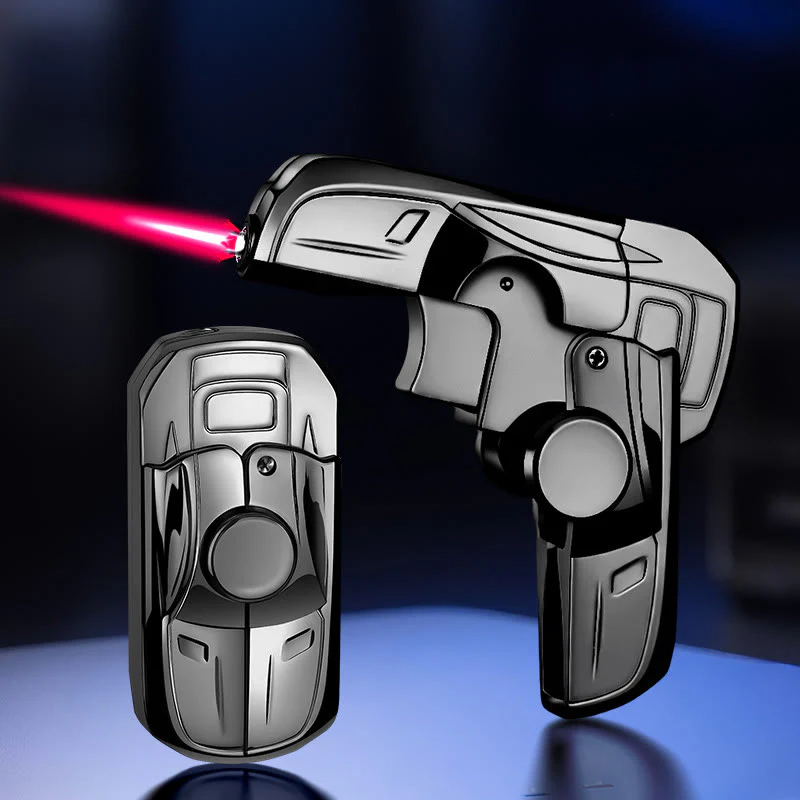 Folding Racing Car-Shaped Refillable Butane Lighter - Image 2