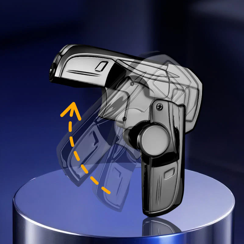 Folding Racing Car-Shaped Refillable Butane Lighter - Image 3